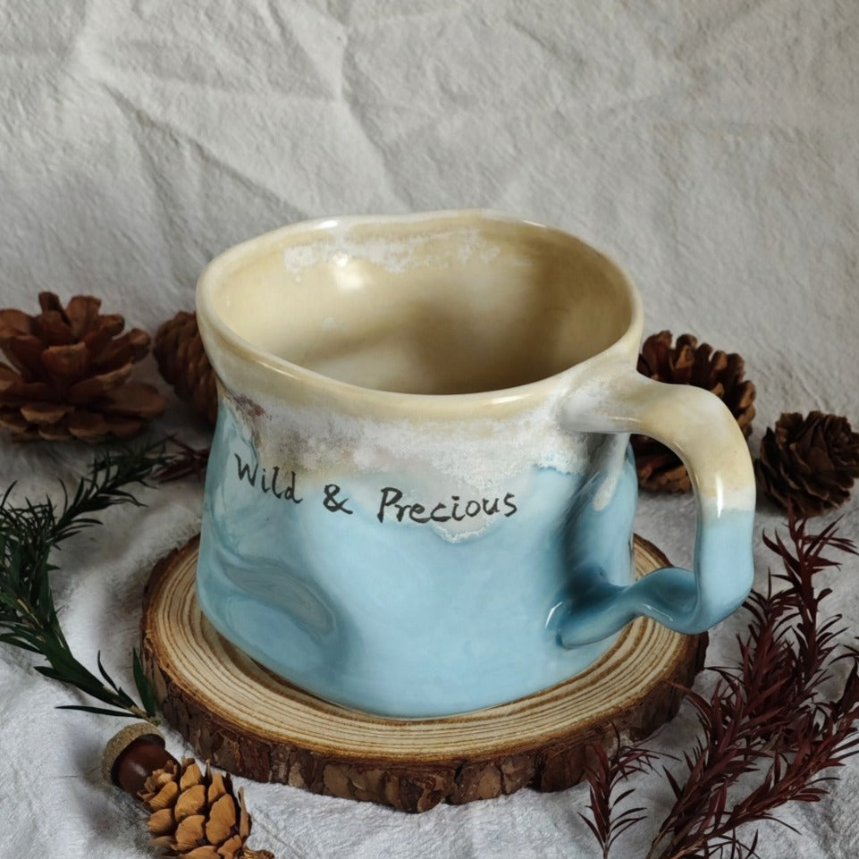 Curvy shaped coffee mugs, Friendship gift
