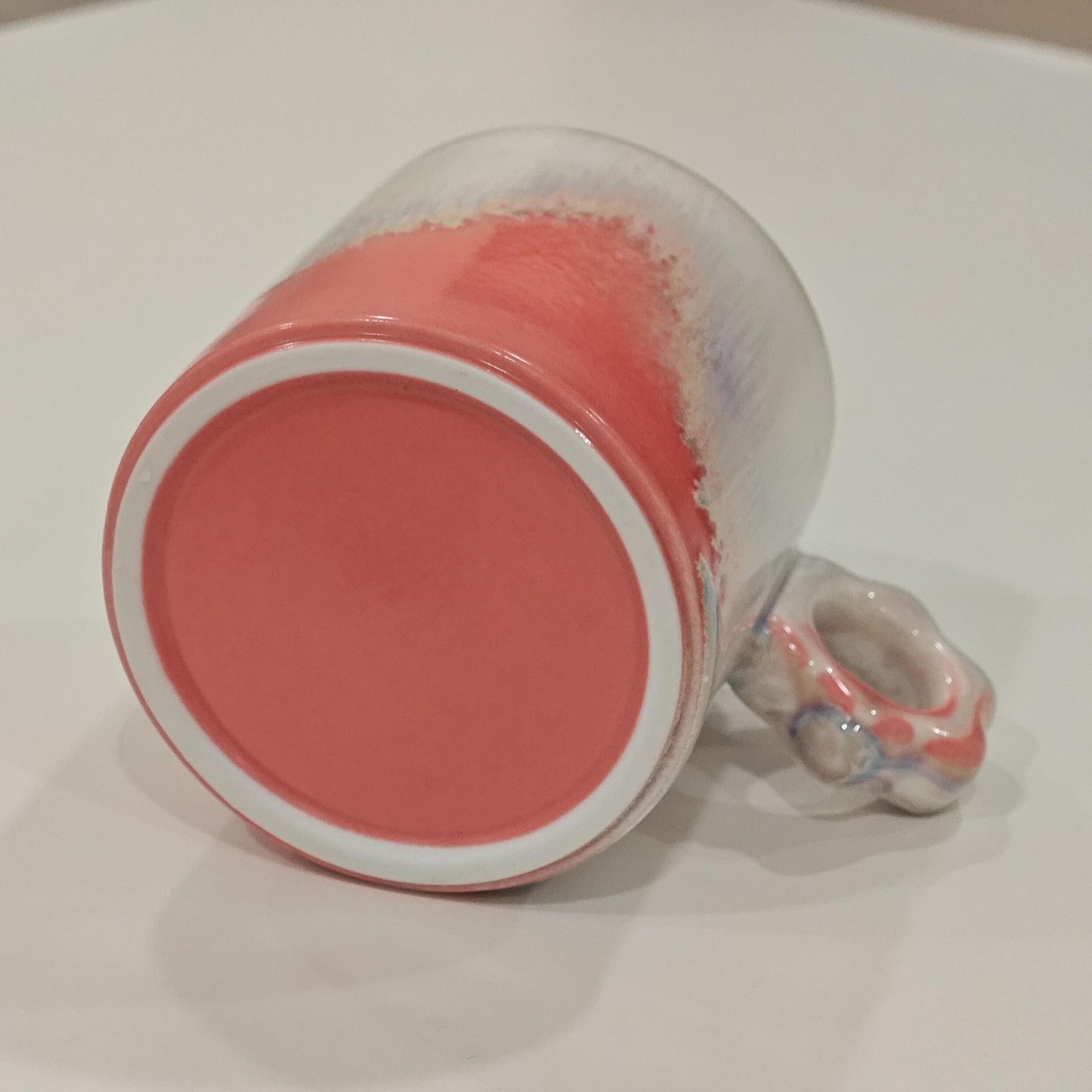 Floral-Handle Mug · Blush Sonnet