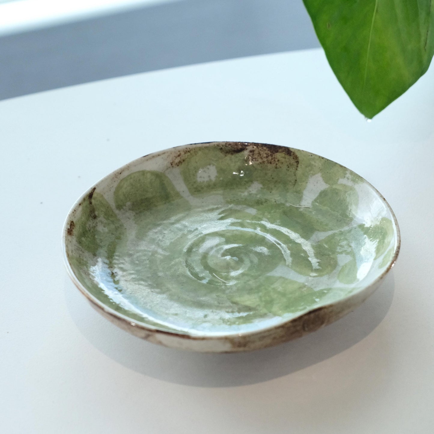 Sage Green Handmade Matcha Cup