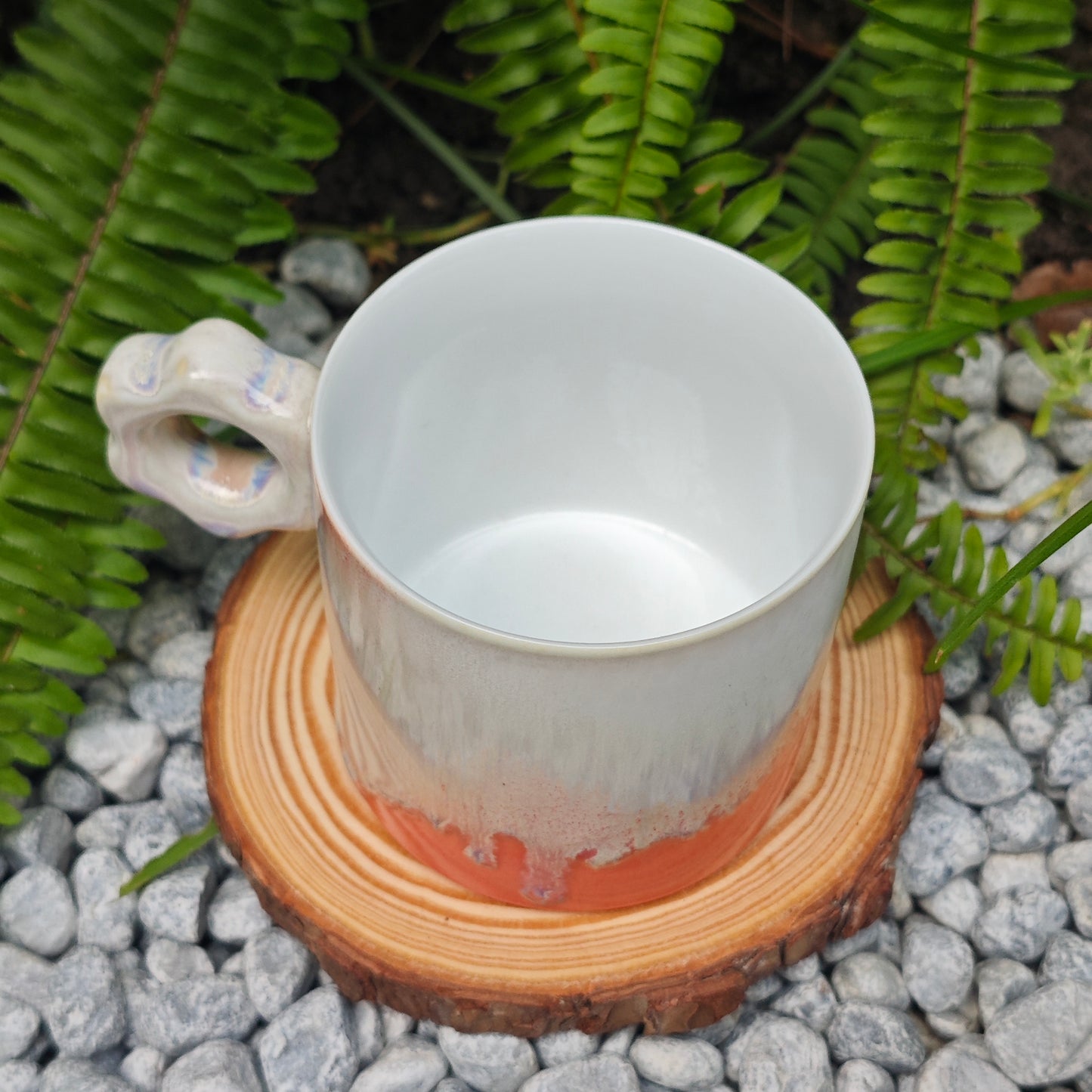Floral-Handle Mug · Blush Sonnet