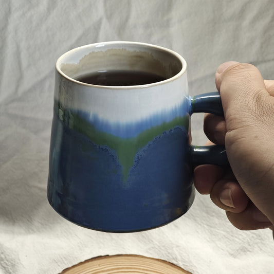 Personalized ceramic mug with hand-written message | Bamboo, Altai, Seawave