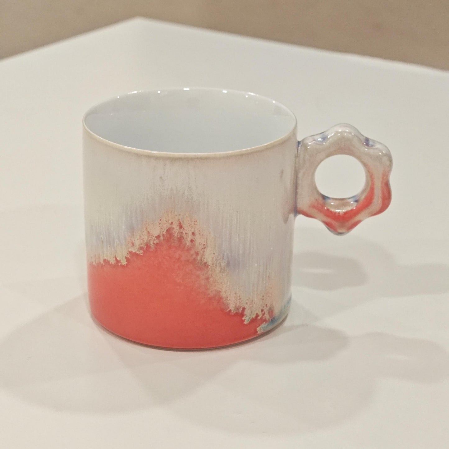 Floral-Handle Mug · Blush Sonnet
