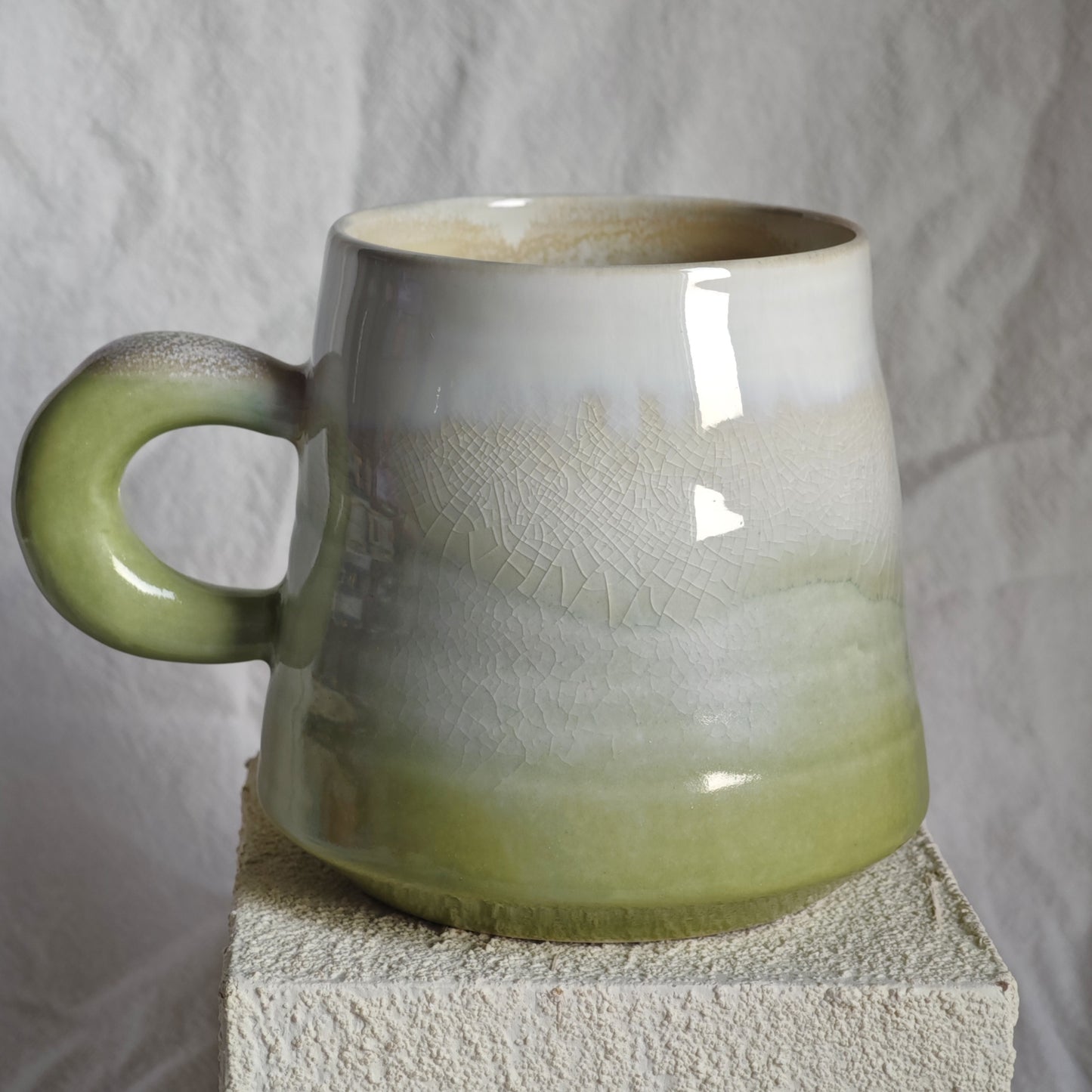 Personalized ceramic mug with hand-written message | Bamboo, Altai, Seawave