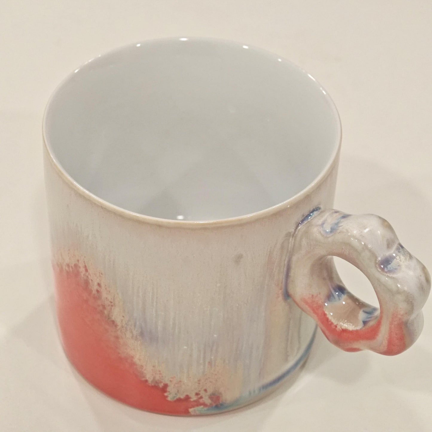 Floral-Handle Mug · Blush Sonnet