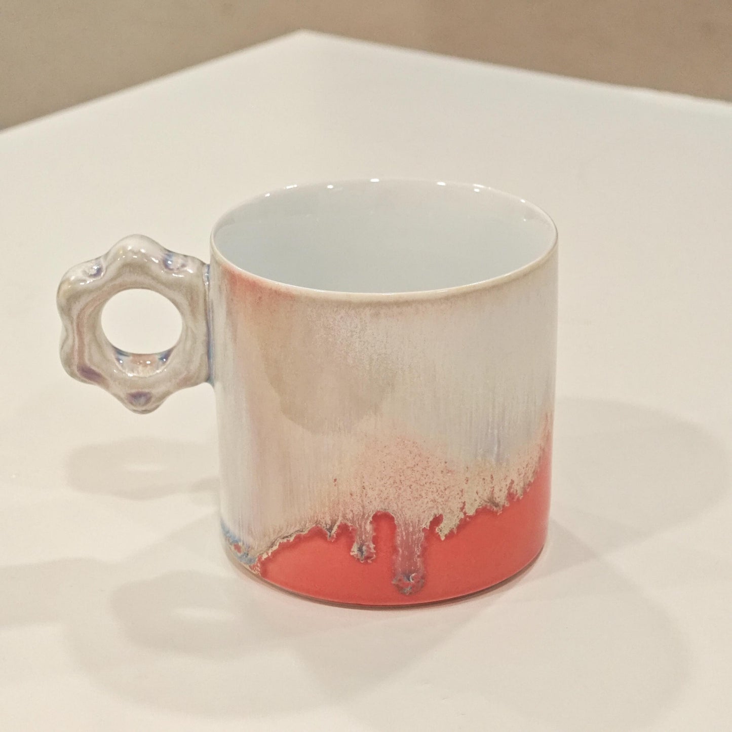 Floral-Handle Mug · Blush Sonnet